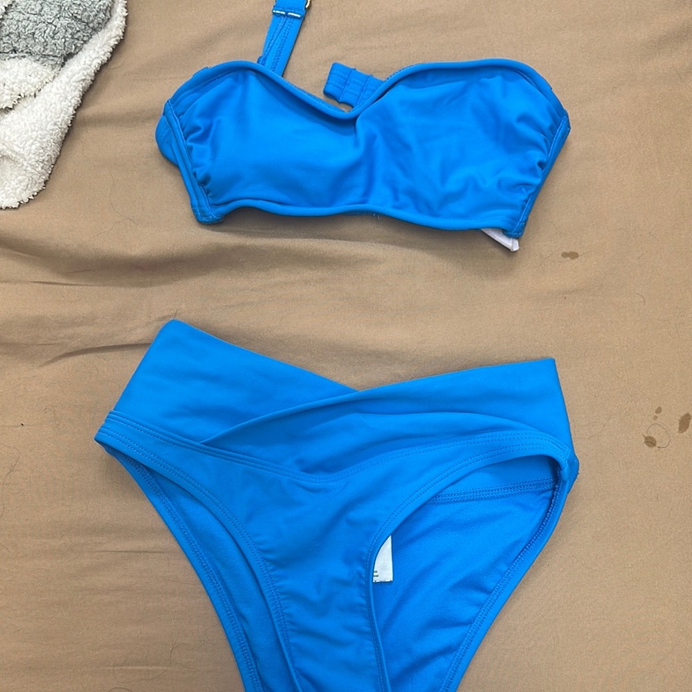 Vibrant Blue Bikini Set
